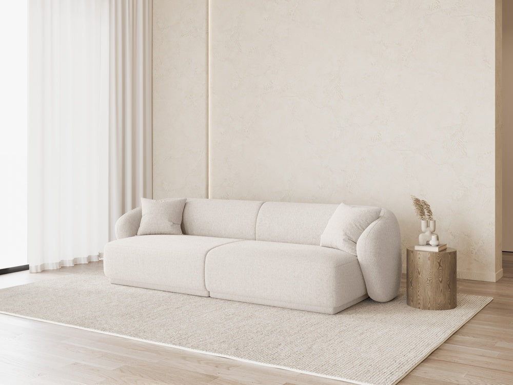 
Canapé design 4 places "Jane" - Chenille Beige Clair
