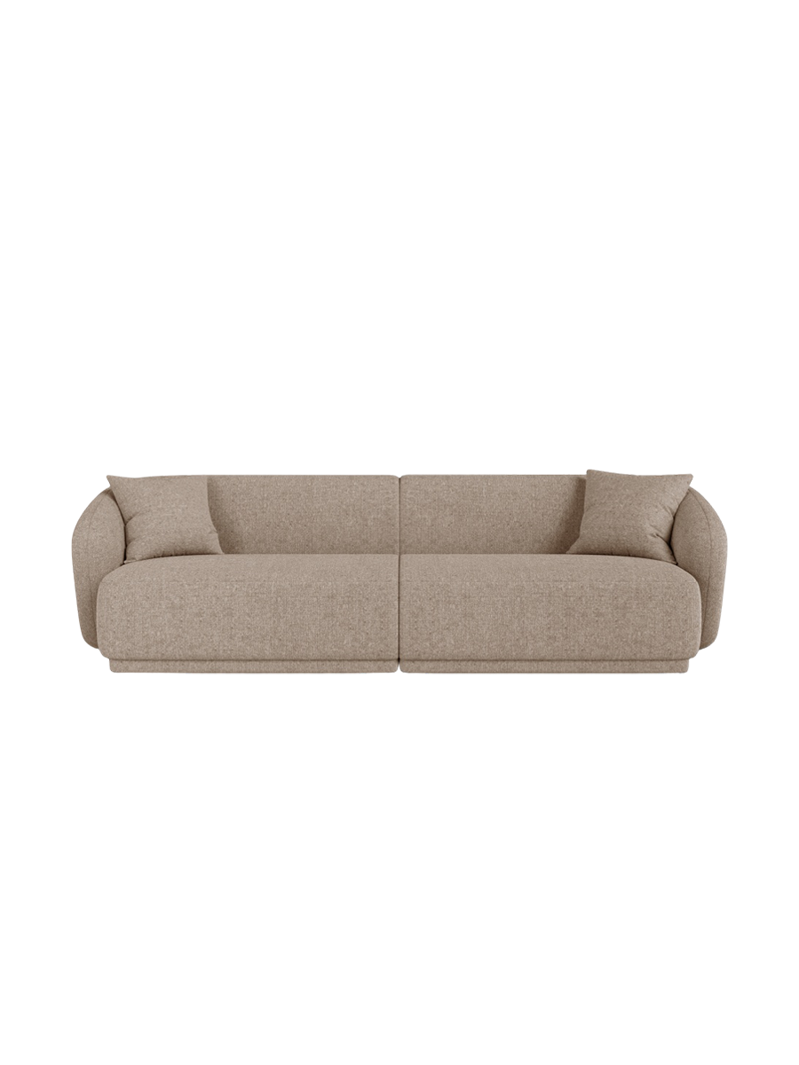 
Canapé design 4 places "Jane" - Chenille Cappuccino