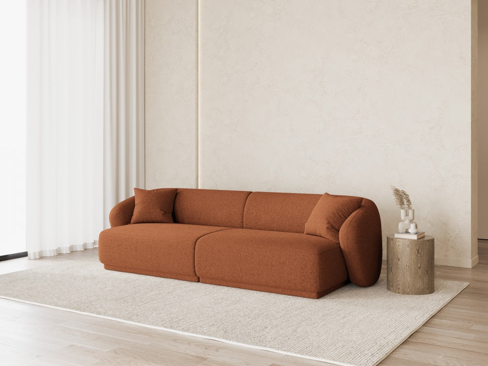 
Canapé design 4 places "Jane" - Brique chenille