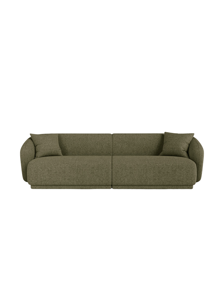 
Canapé design 4 places "Jane" - Chenille vert