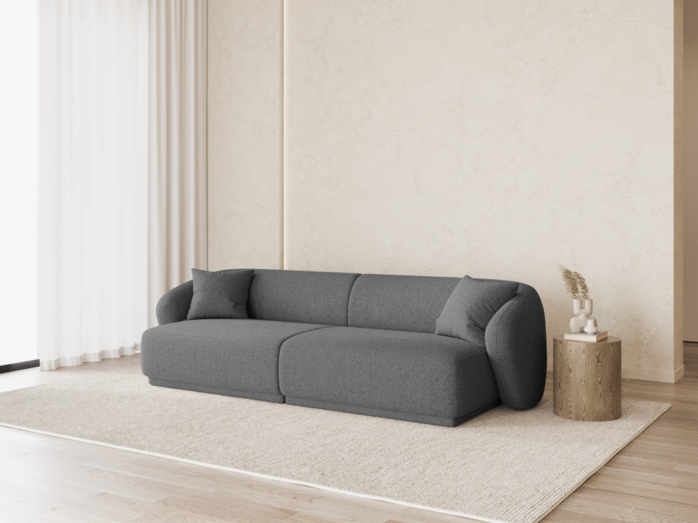 
Canapé design 4 places "Jane" - Chenille grise