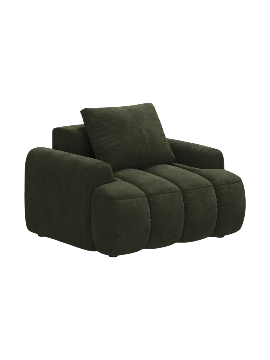 
Designer Armchair "Kimi" - Velvet Green