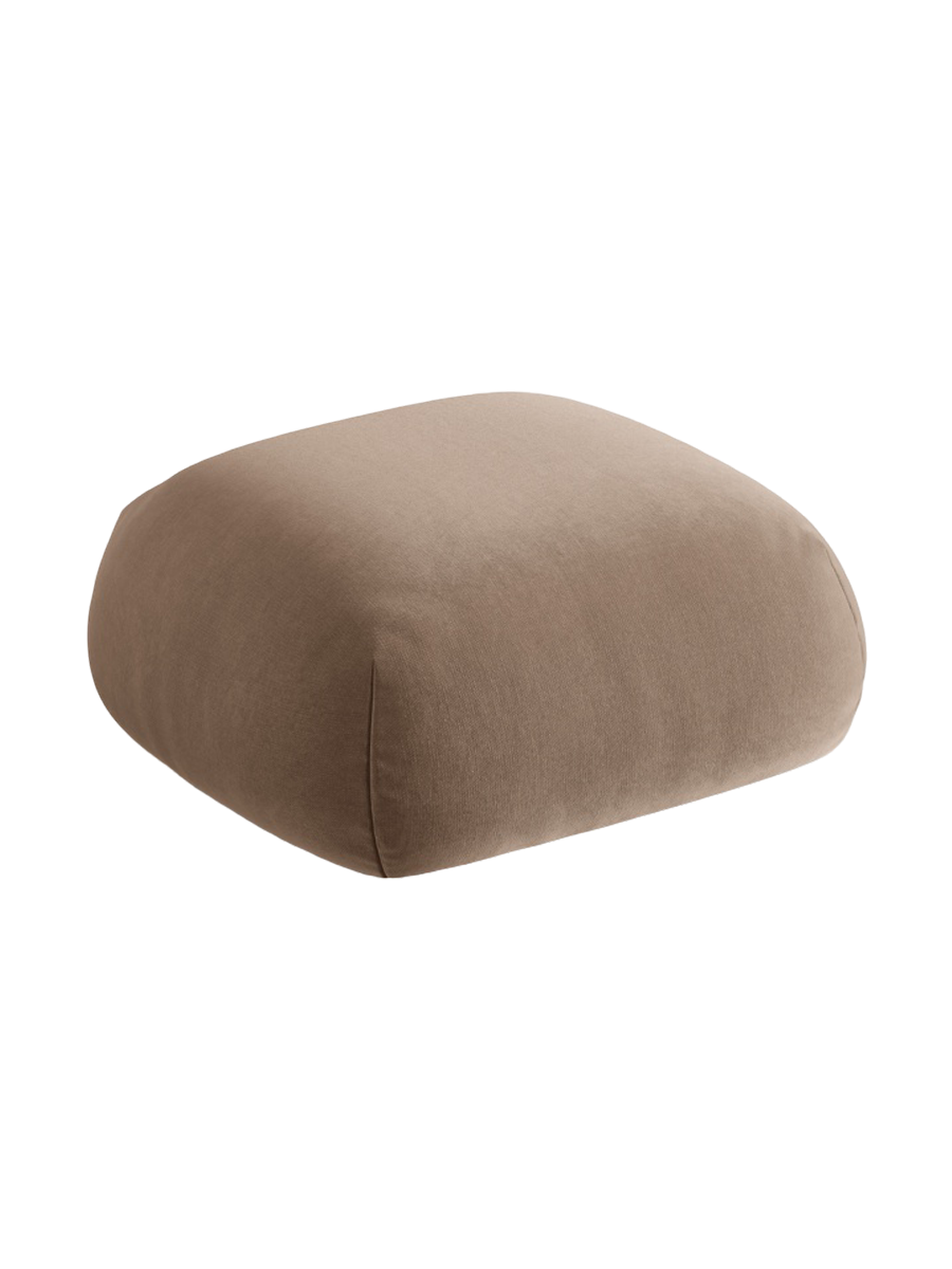 
Design Sitzpouf "Lony" - Samt Beige dunkel