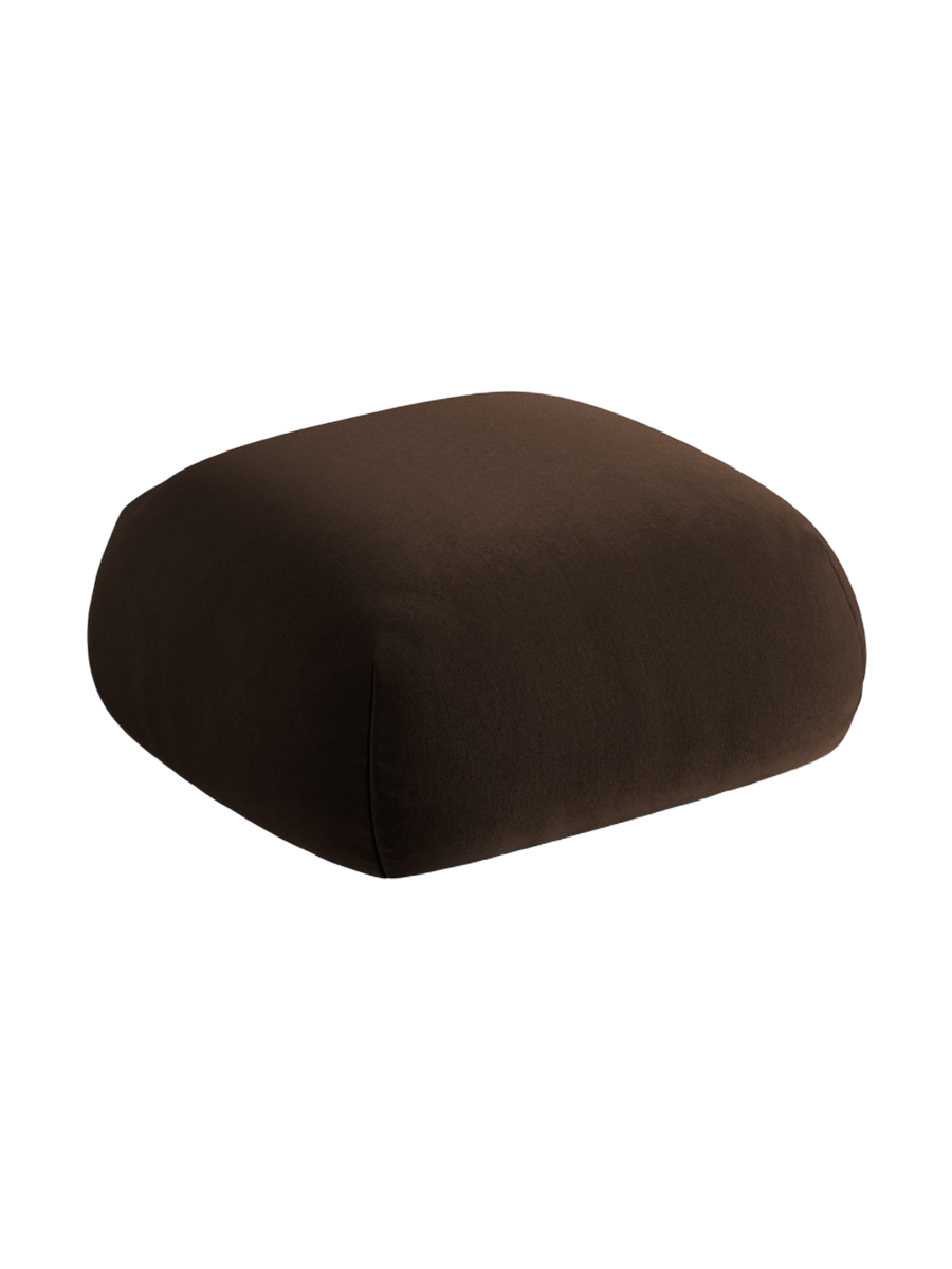 
Design Sitzpouf "Lony" - Samt Chocolat