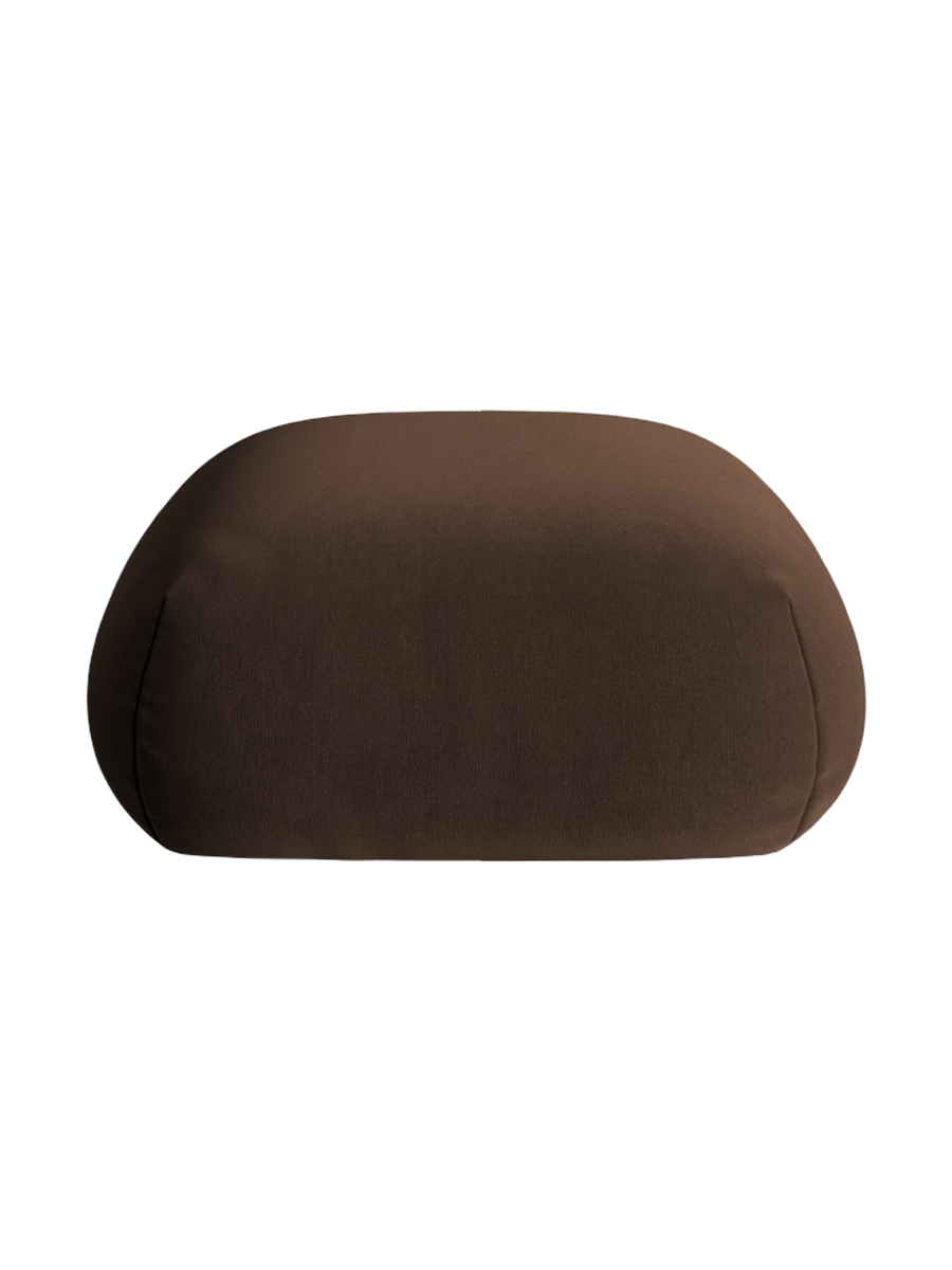 
Design Sitzpouf "Lony" - Samt Chocolat