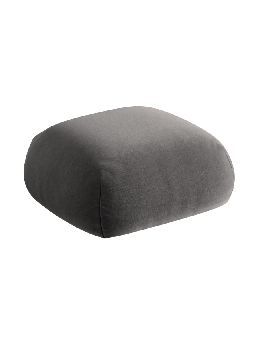 
Design Sitzpouf "Lony" - Samt Grau