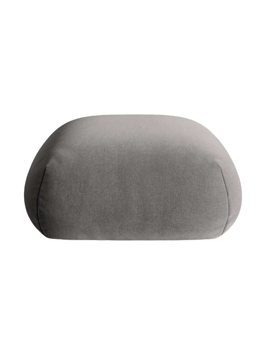 
Design Sitzpouf "Lony" - Samt Grau