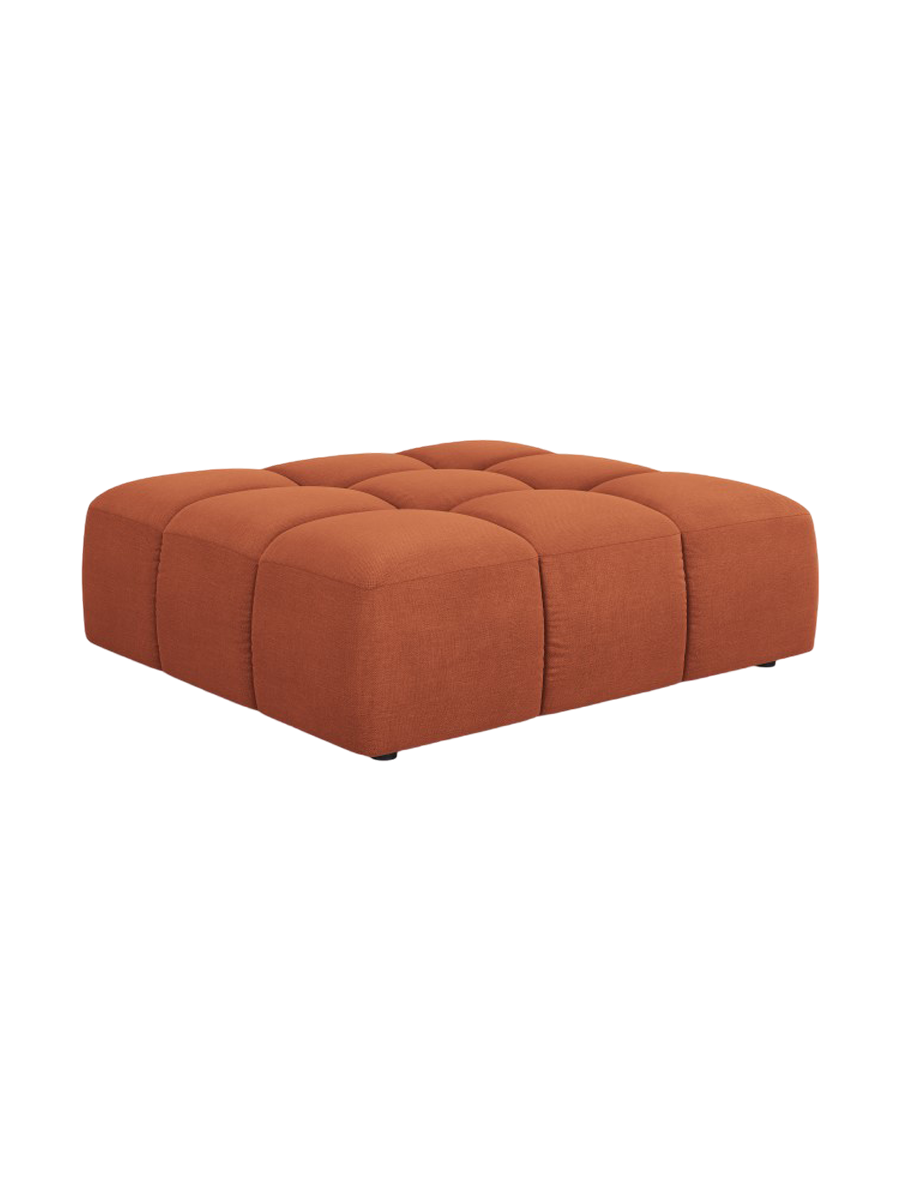 
Design Sitzpouf "Adams" - Chenille Terracotta / 96 x 96 cm