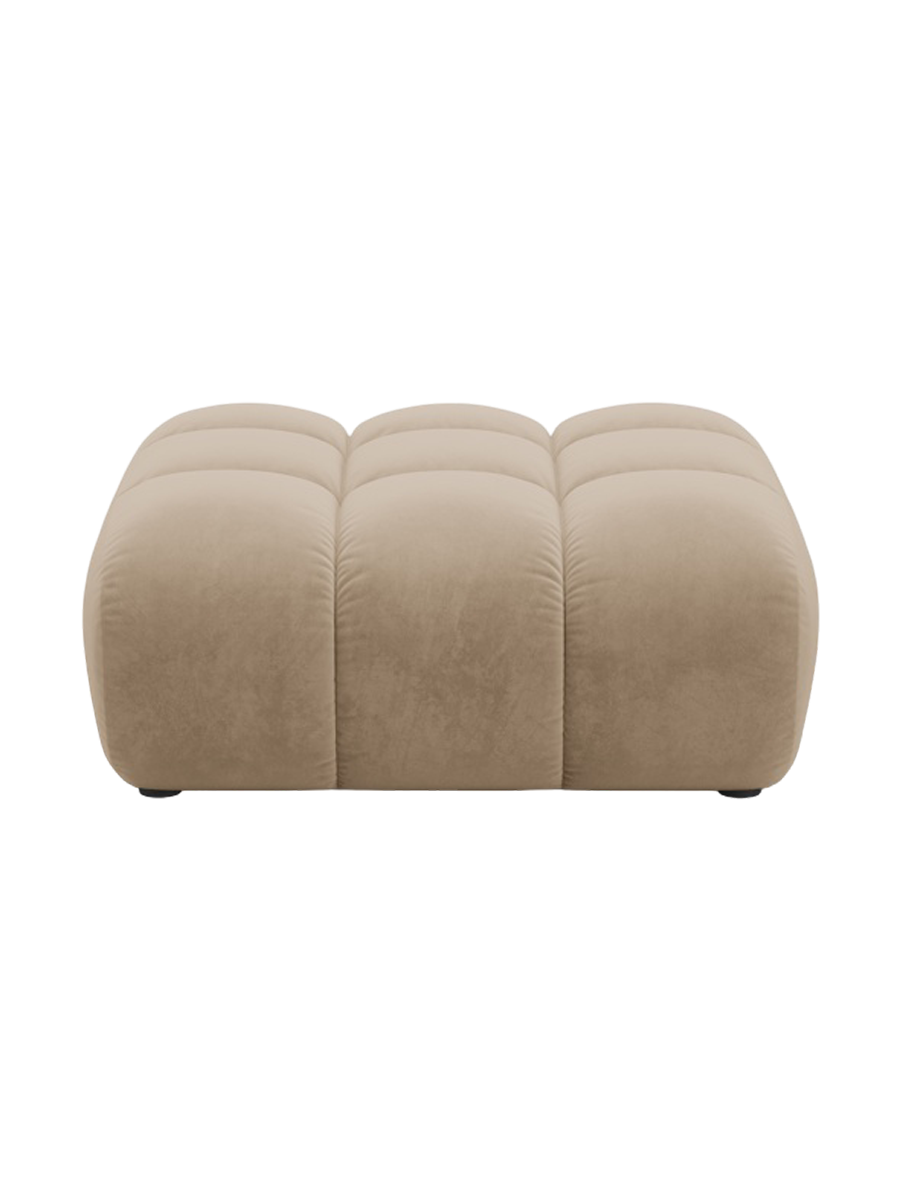 
"Arden" Design Ottoman - Velvet Sand