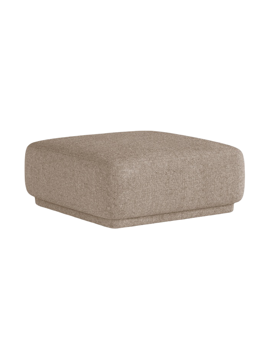 
Pouf design « Jane » - Chenille Cappuccino