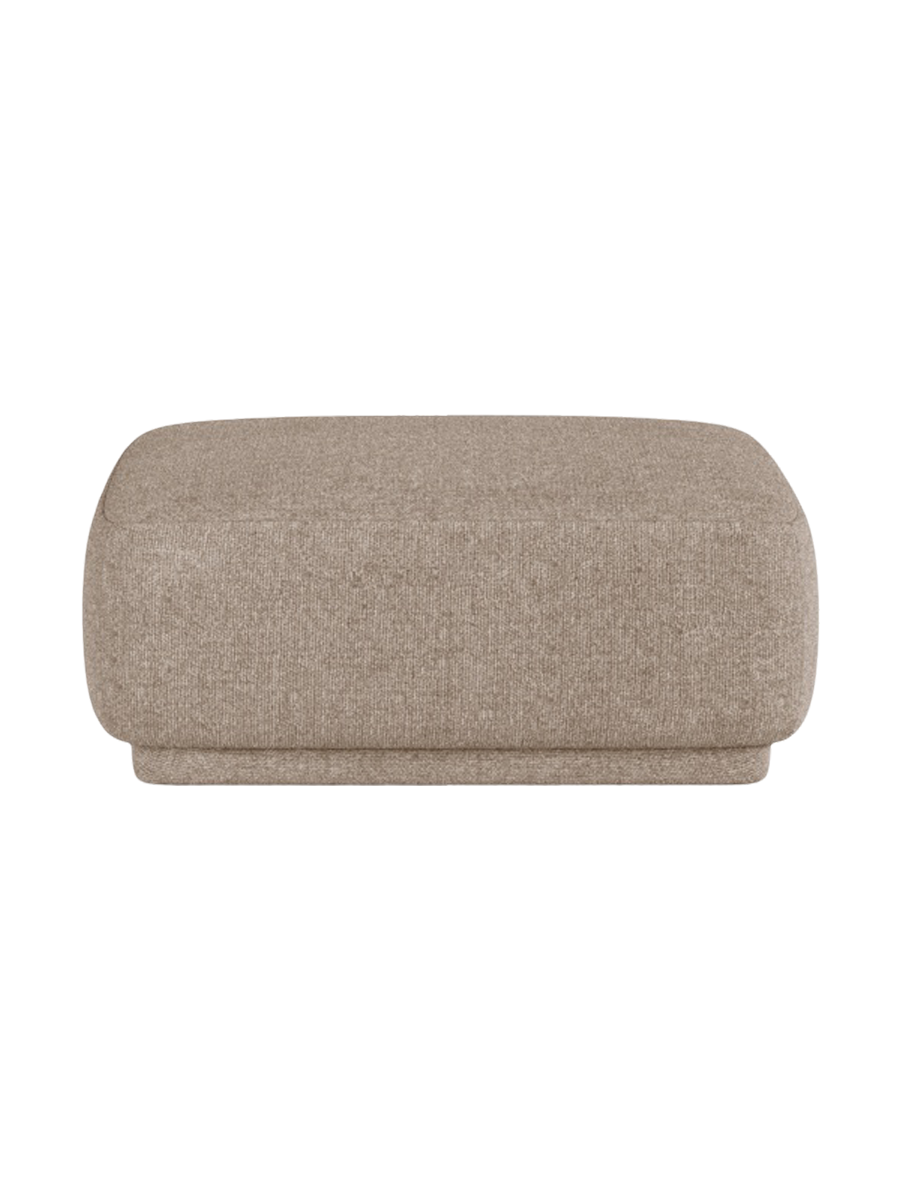 
Pouf design « Jane » - Chenille Cappuccino