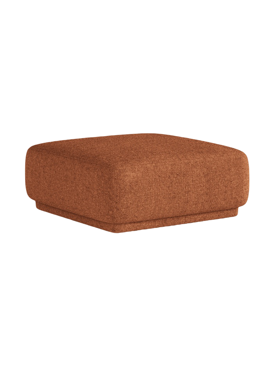 
Pouf design « Jane » - Brique Chenille
