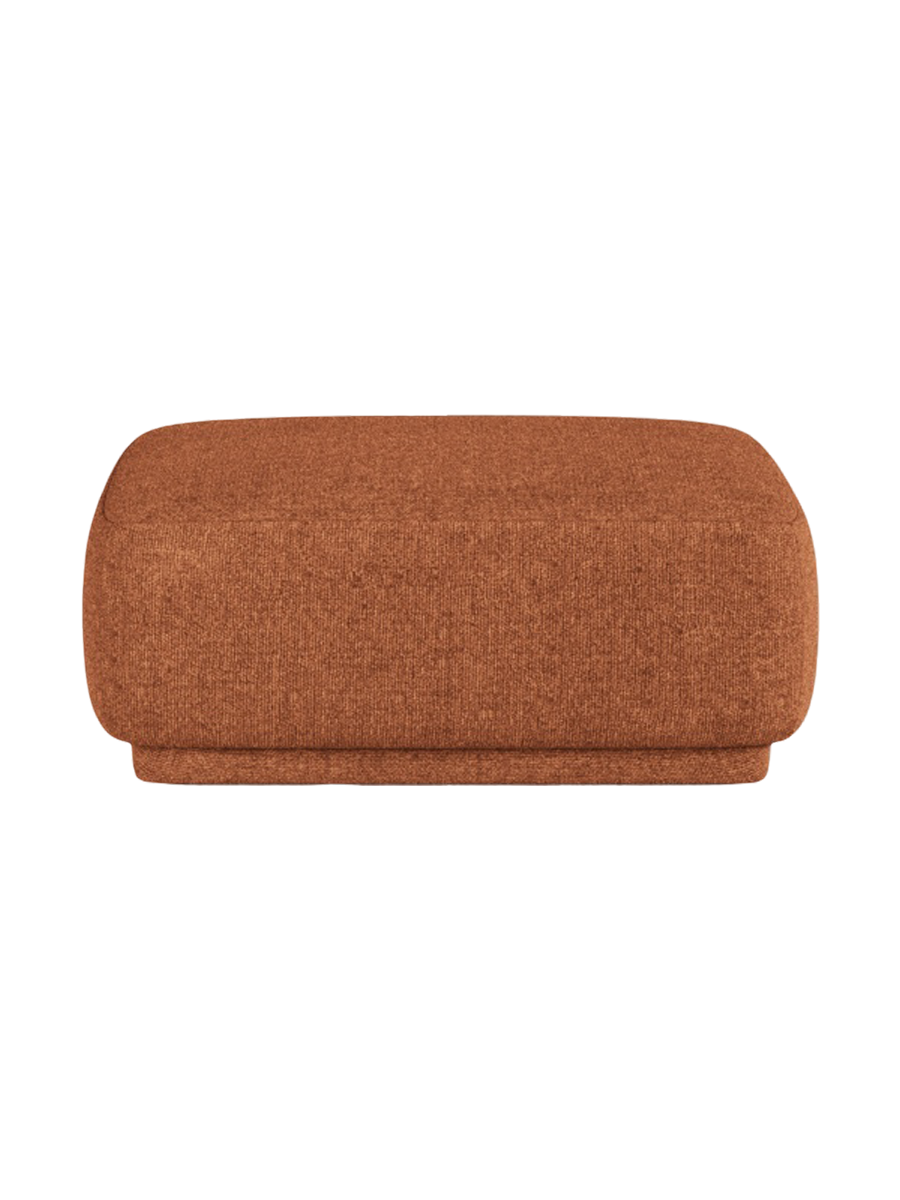 
Pouf design « Jane » - Brique Chenille