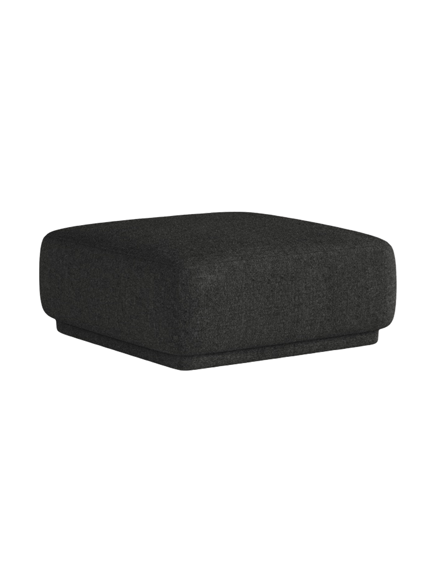 
Pouf design « Jane » - Chenille anthracite