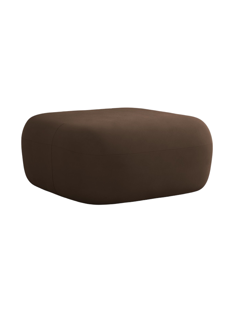 
Designer Ottoman "Estro" - Velvet Chocolate