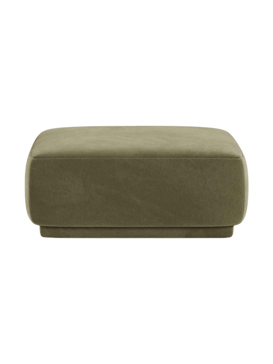 
Pouf design « Jane » - Velours vert