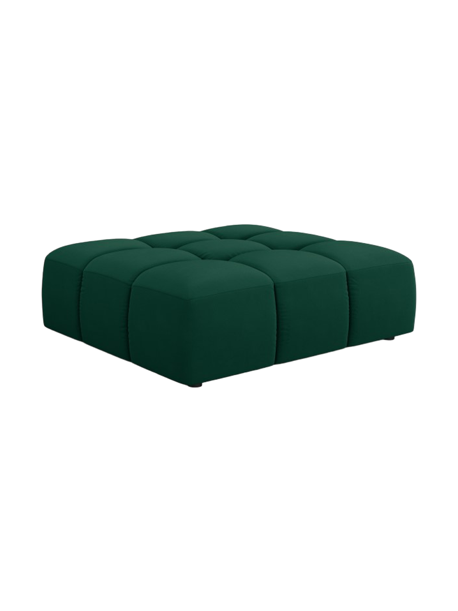 
Design Sitzpouf "Adams" - Samt Flaschengrün / 96 x 96 cm
