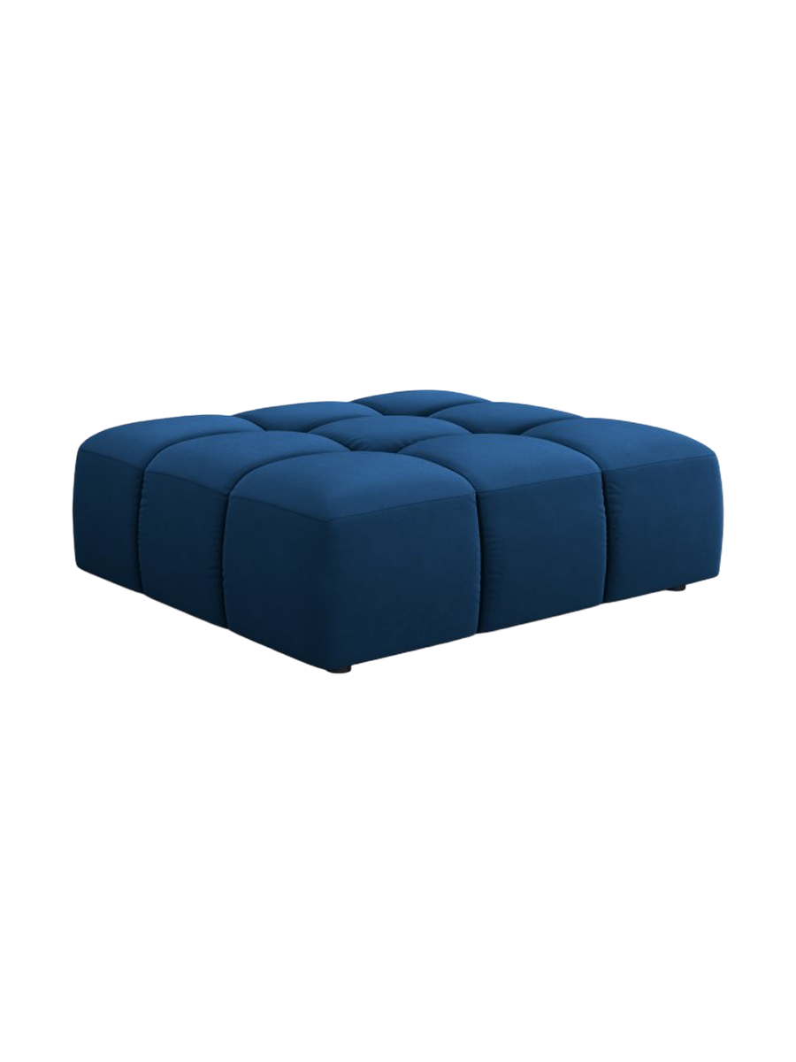 
Design Sitzpouf "Adams" - Samt Königsblau / 96 x 96 cm
