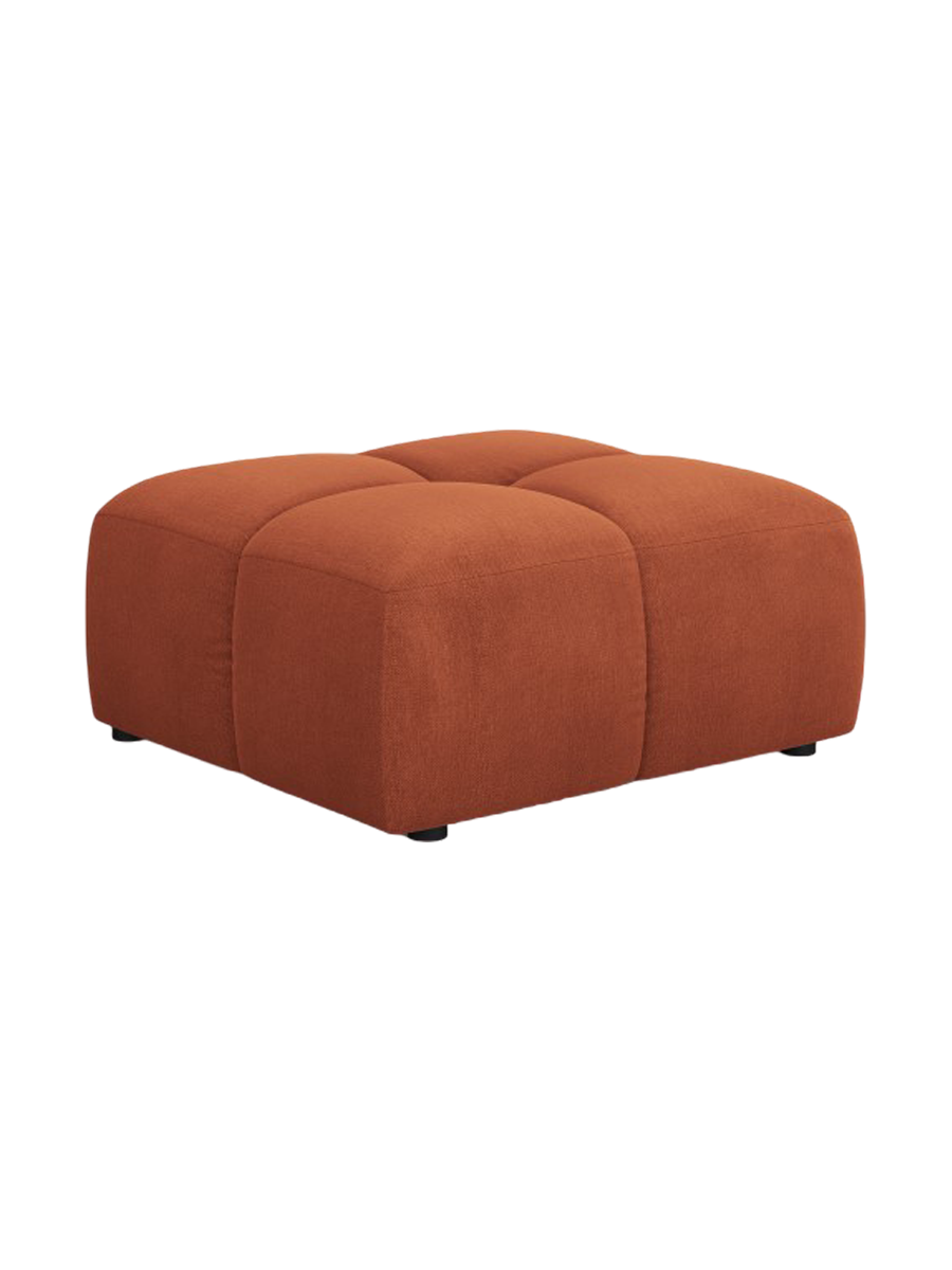 
Design Sitzpouf "Adams" - Chenille Terracotta / 64 x 64 cm