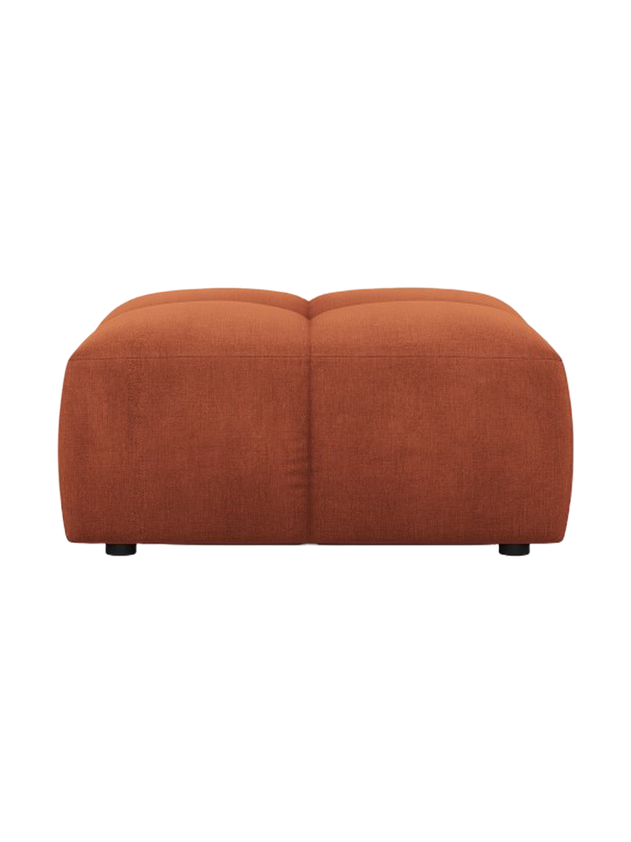 
Design Sitzpouf "Adams" - Chenille Terracotta / 64 x 64 cm