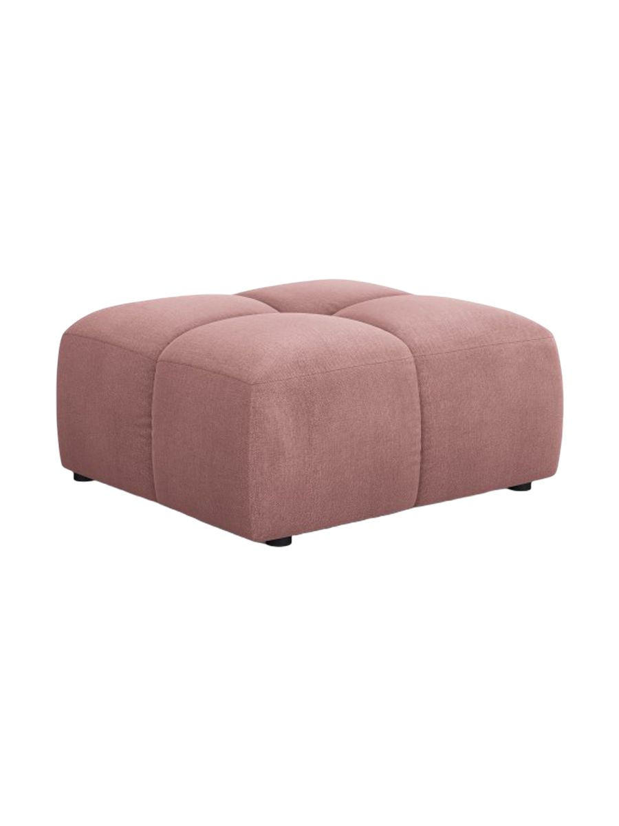 
Design Sitzpouf "Adams" - Chenille Rosa / 64 x 64 cm