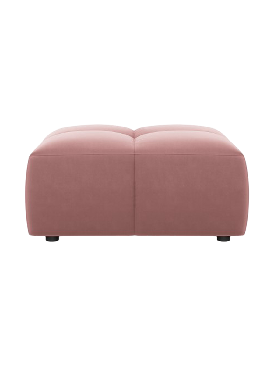 
Design Sitzpouf "Adams" - Samt  Rosa / 64 x 64 cm