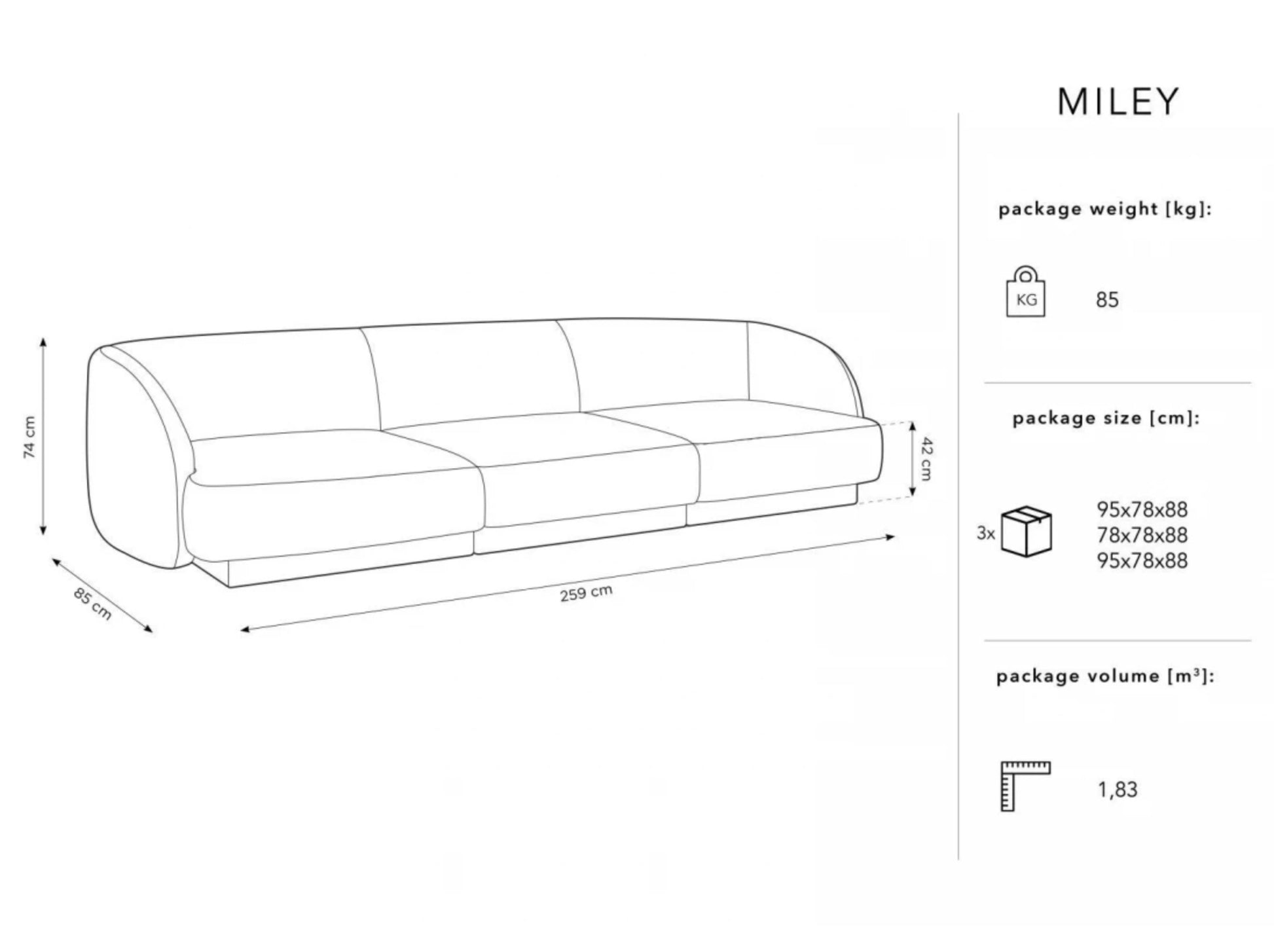IMAGE for product variant SKU MIC_3S_140_F1_MILEY2