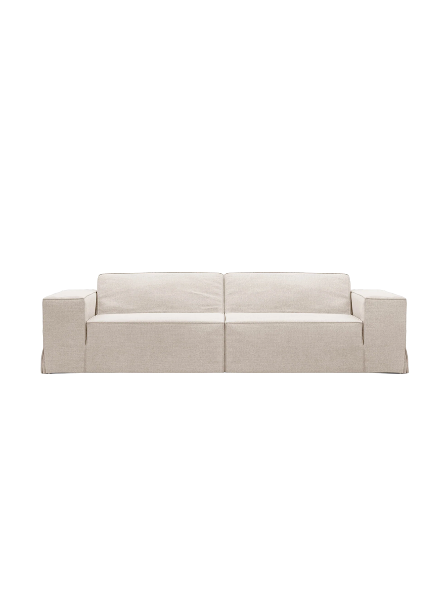 
3-Sitzer Design Sofa „Jodie“ mit abnehmbaren Bezug - Beige