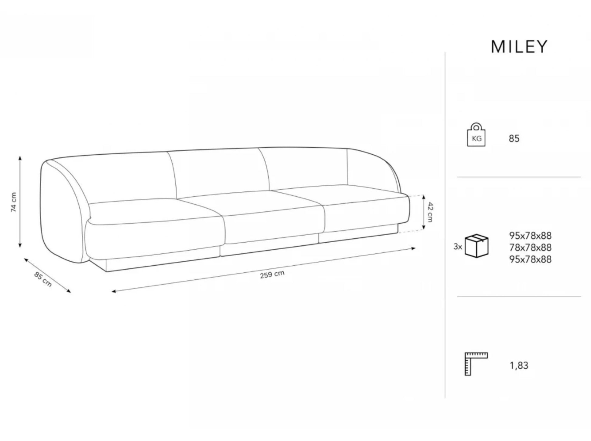 IMAGE for product variant SKU MIC_3S_51_F1_MILEY6