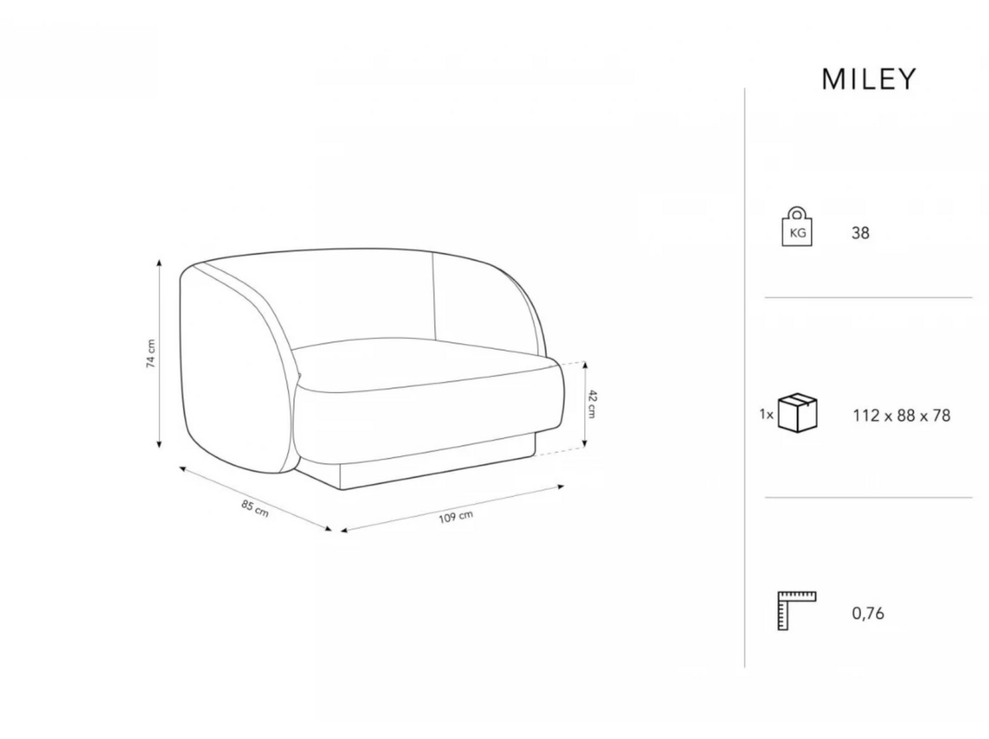 IMAGE for product variant SKU MIC_ARM_51_F1_MILEY1