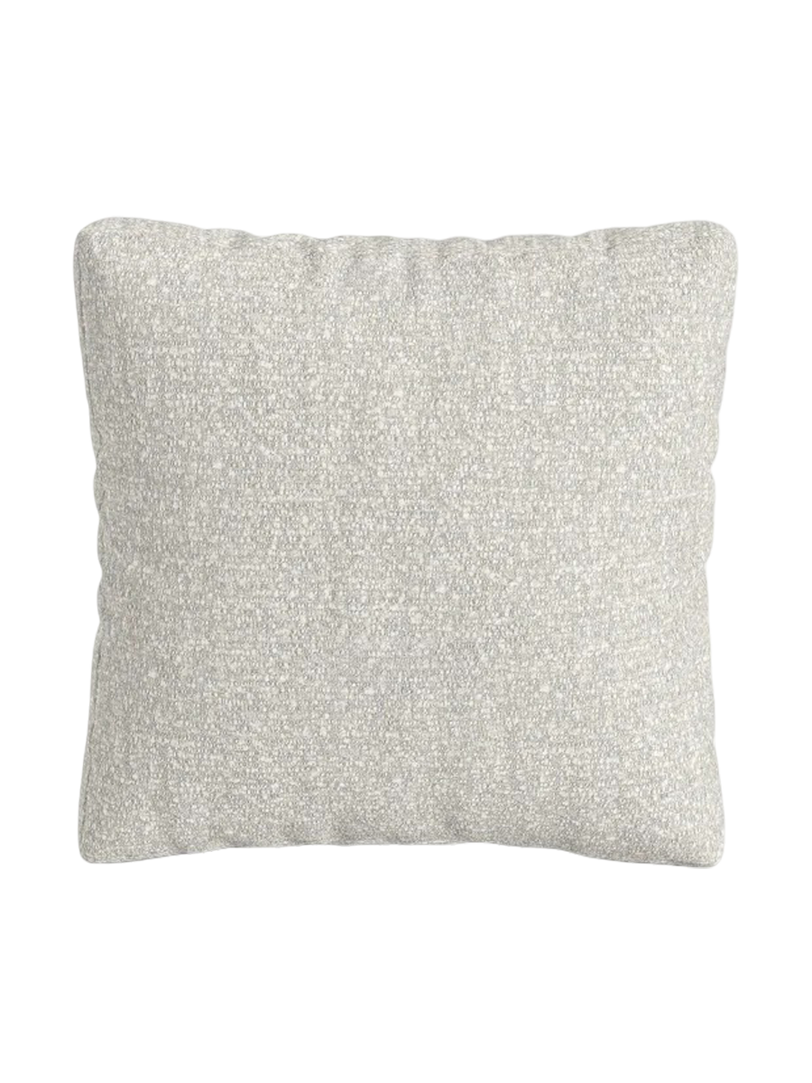 
Designer Sofa Cushion "Martina" - Structured Fabric Light Beige / 40 x 40 cm