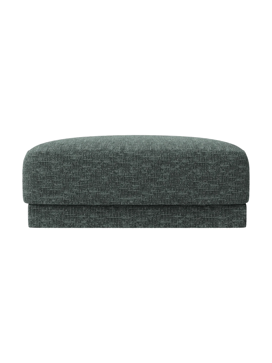 
Pouf design « Miley » 90 x 90 cm - Chenille Pétrole