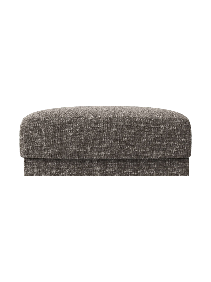 
Pouf design « Miley » 90 x 90 cm - Chenille grise