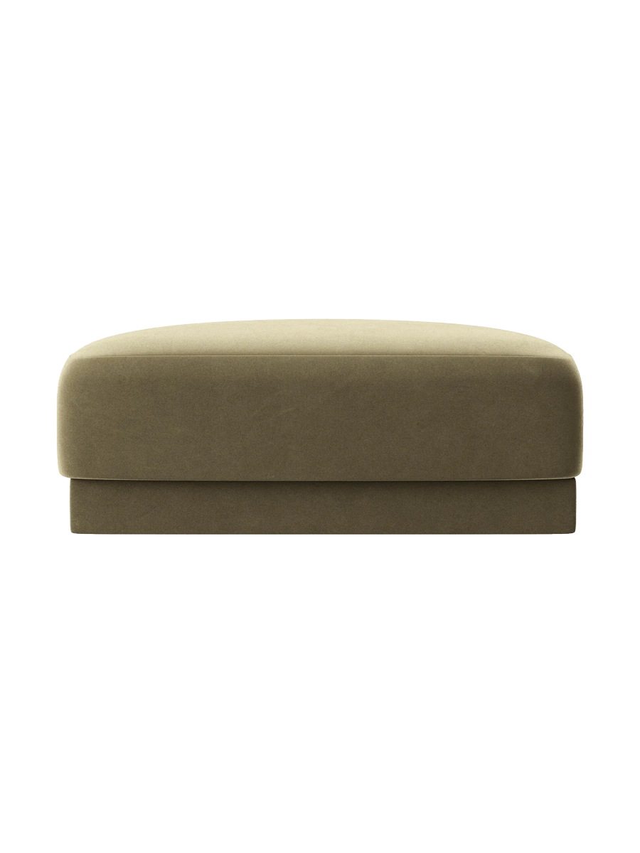 
Pouf design « Miley » 90 x 90 cm - Velours vert