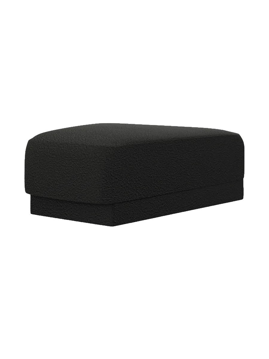 
Pouf design « Miley » 83 x 78 cm - Bouclé Noir