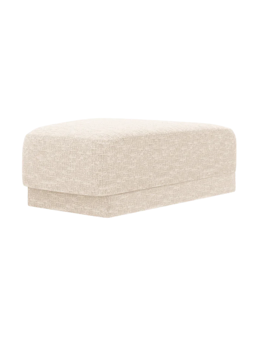 
Pouf design « Miley » 83 x 78 cm - Chenille Beige Clair