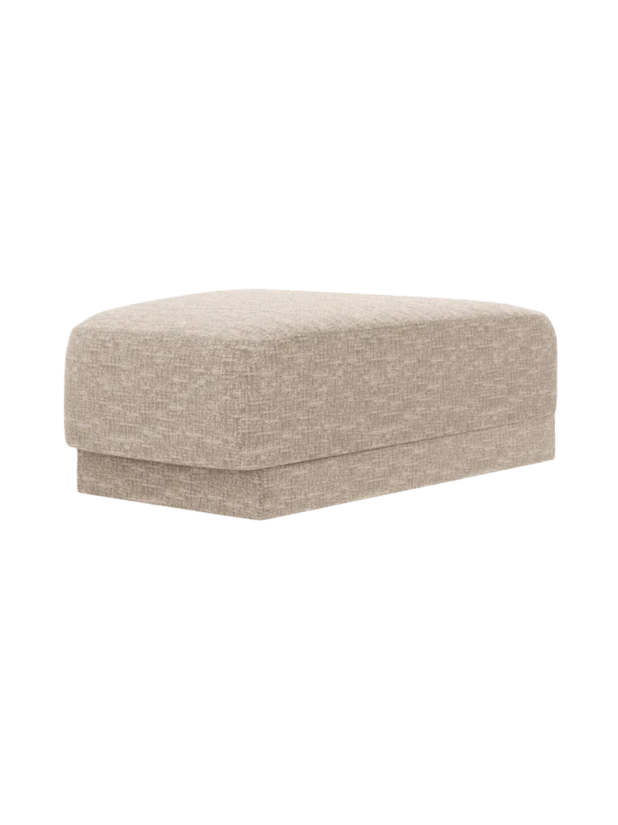 
Pouf design « Miley » 83 x 78 cm - Chenille beige