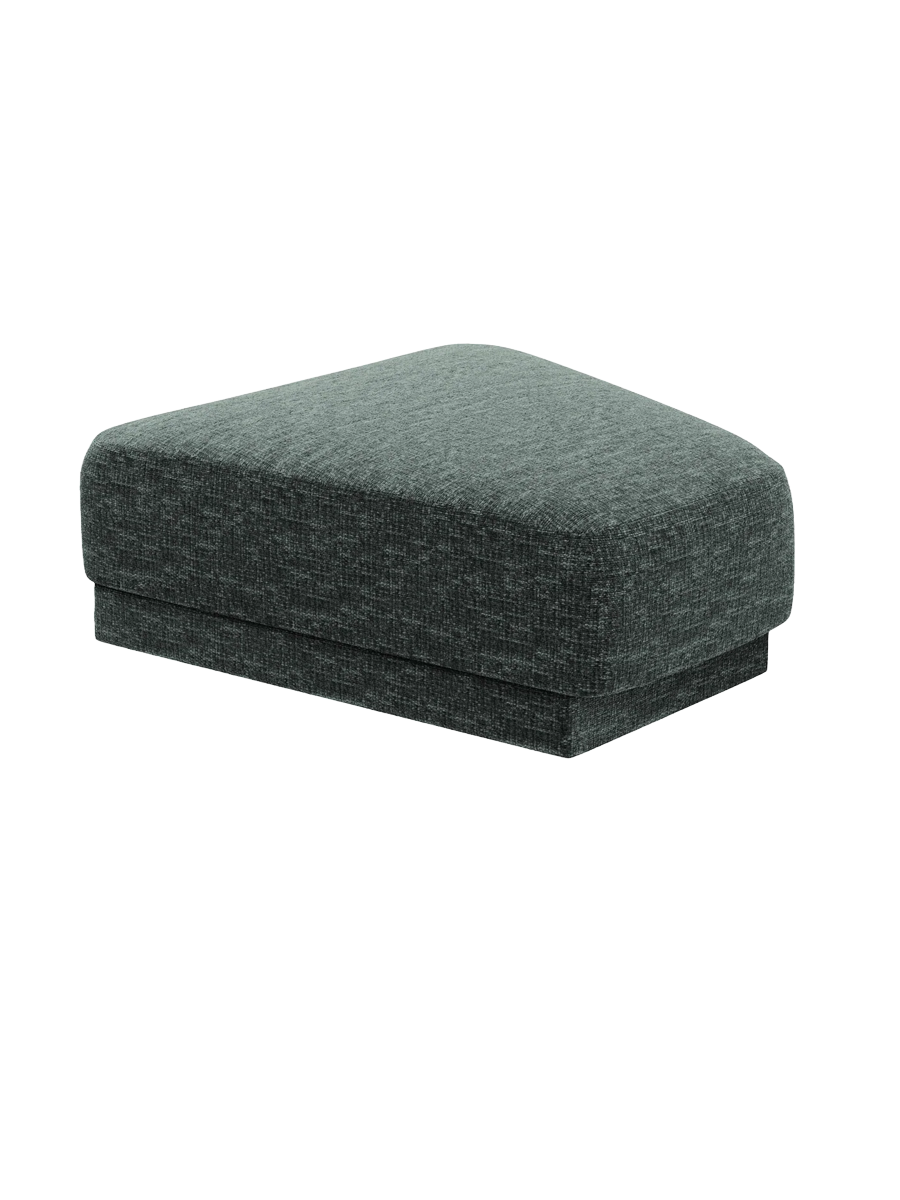 
Pouf design « Miley » 83 x 78 cm - Chenille Pétrole