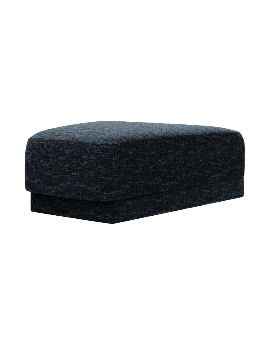 
Pouf design « Miley » 83 x 78 cm - Chenille bleu foncé