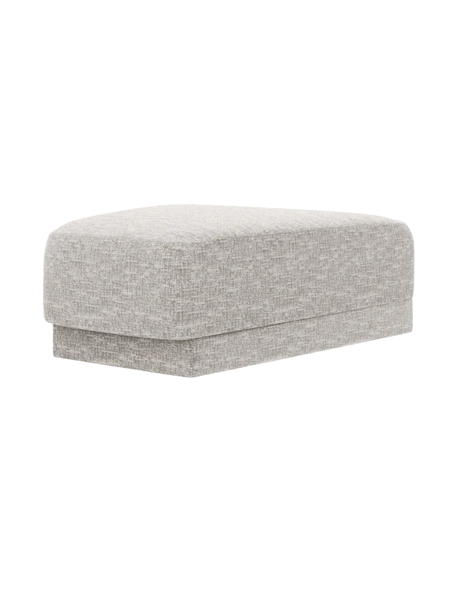 
Pouf design « Miley » 83 x 78 cm - Chenille gris clair