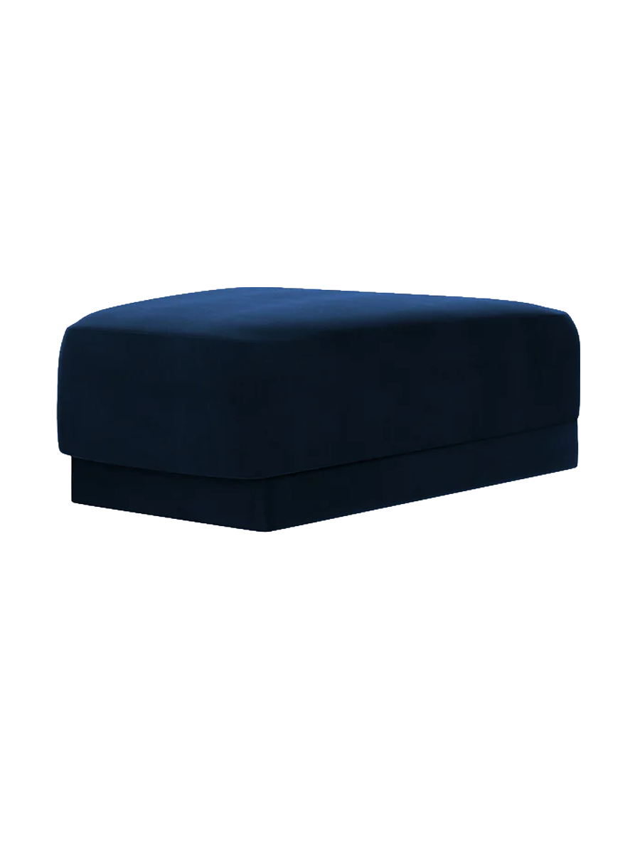 
Pouf design « Miley » 83 x 78 cm - Velours bleu roi