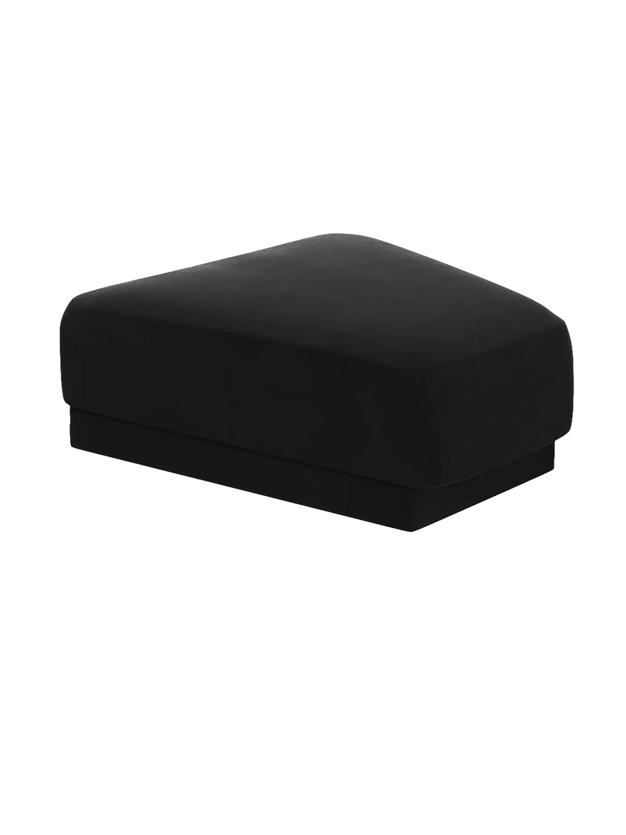 
Pouf design « Miley » 83 x 78 cm - Velours Noir
