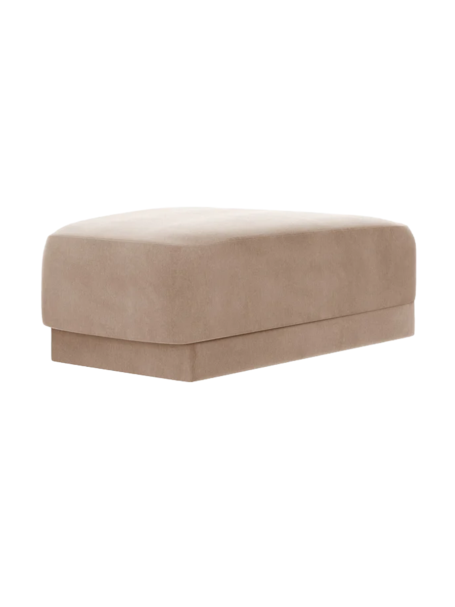 
Pouf design « Miley » 83 x 78 cm - Cappuccino velouté