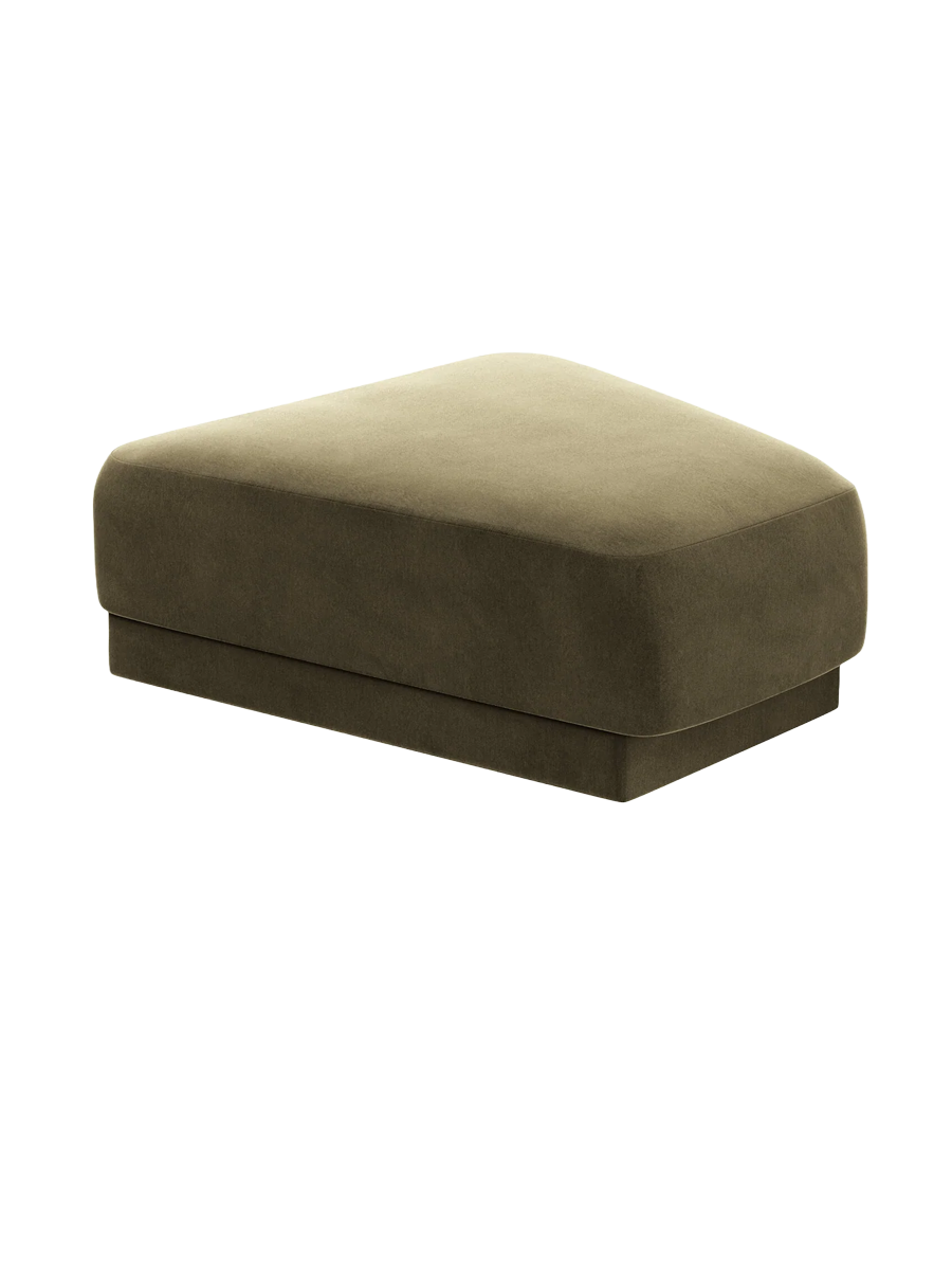 
Pouf design « Miley » 83 x 78 cm - Velours vert