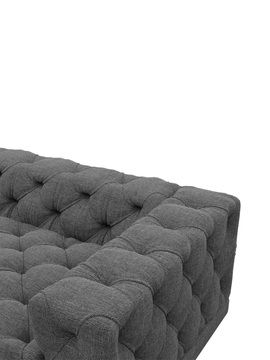 
Design Loungesessel „Malika“ mit Strukturstoff-Bezug - Strukturstoff Anthrazit