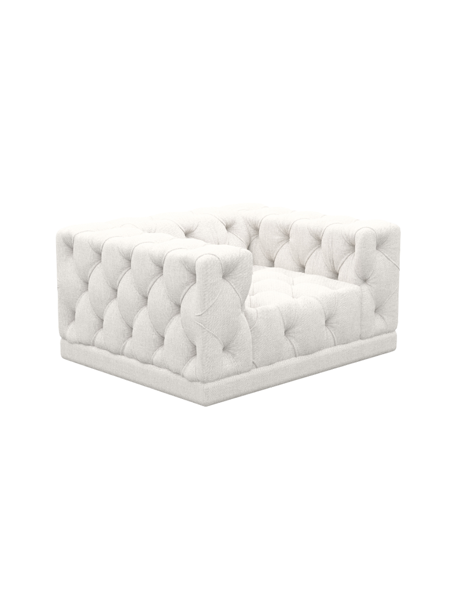 
Design Loungesessel „Malika“ mit Strukturstoff-Bezug - Strukturstoff Anthrazit