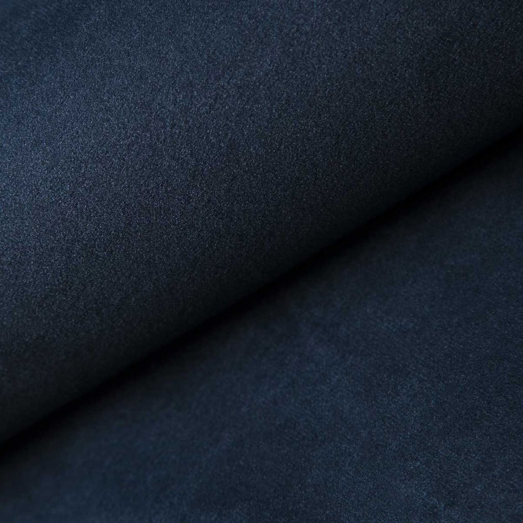 
Design Polsterbett „Elvano“ mit Ablagefach, Samt Dunkelblau - 140 x 200 cm