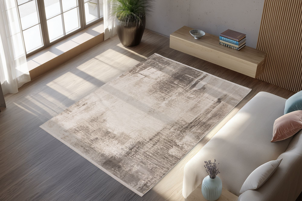 
Tappeto di design di alta qualità „Modena 601“ - Argento - 80 x 150 cm