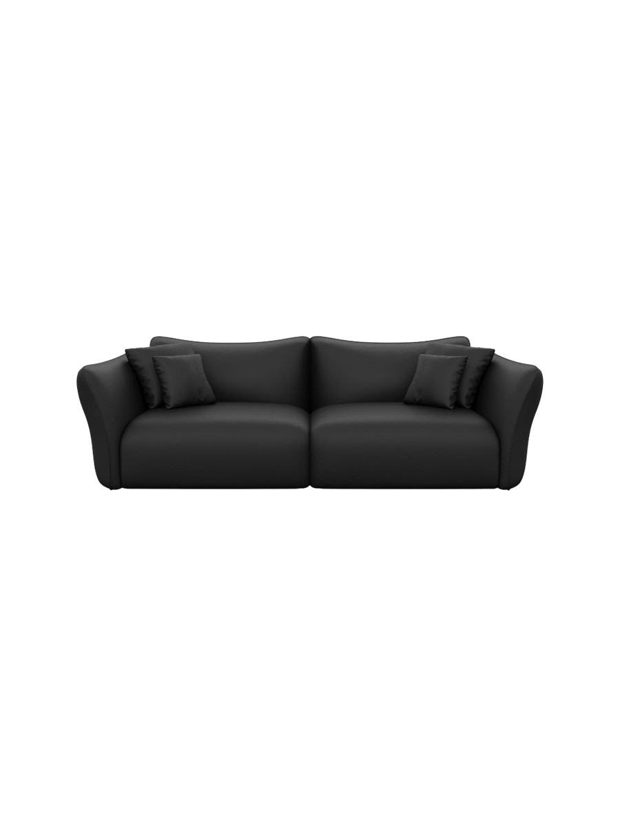 
3-Sitzer Echtleder Design Sofa „Mareno“ - Echtleder Beige