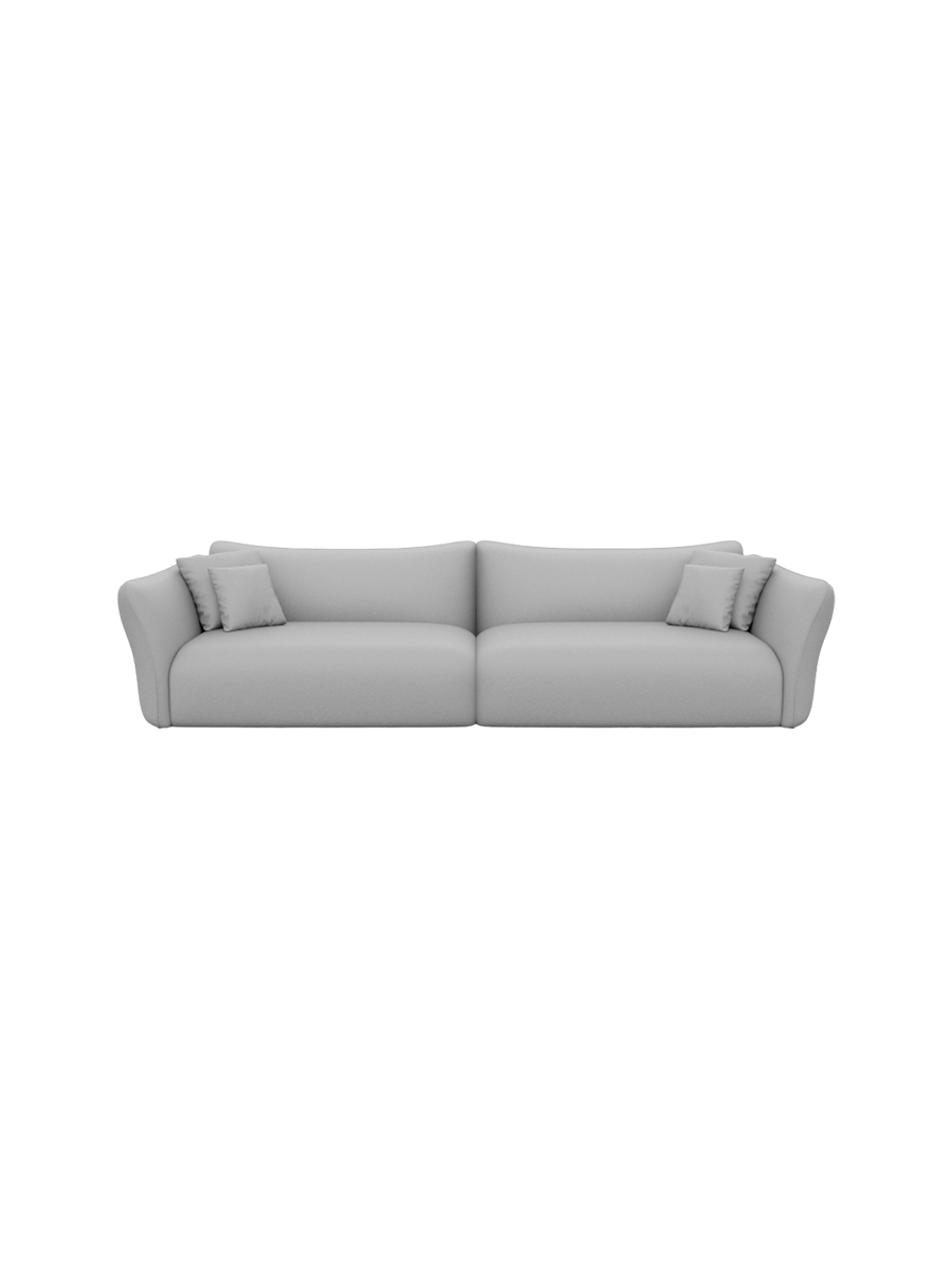 
3-Sitzer Echtleder Design Sofa „Mareno“ - Echtleder Beige